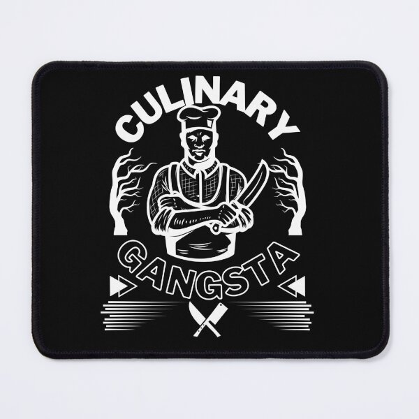 Item preview, Culinary gangsta black and white art designed and sold by BALQYS.