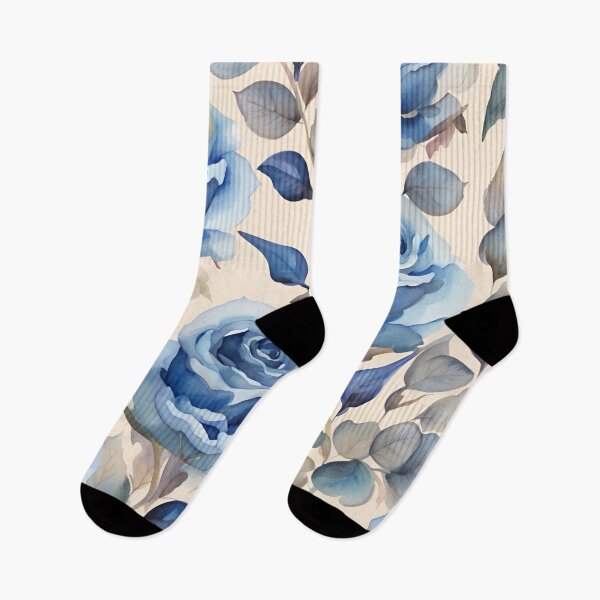 Item preview, Watercolor Blue Roses designed and sold by dreamscrape.