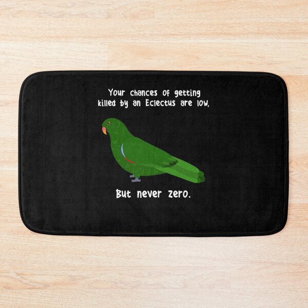Item preview, Male Eclectus Parrot Never Zero designed and sold by Clara Hollins.