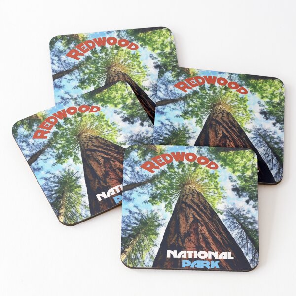 Item preview, Redwood Forest National Park Digital Illustration designed and sold by EVAWCollection.