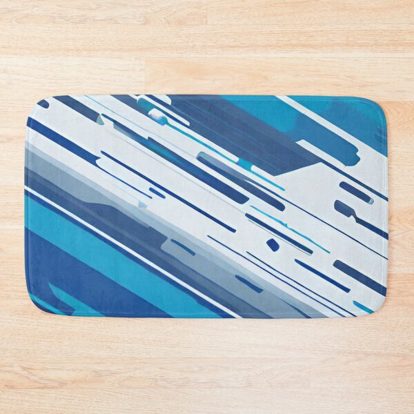 Item preview, Urban Blues Abstract Linescape for Modern Minds designed and sold by I-A-Troy.