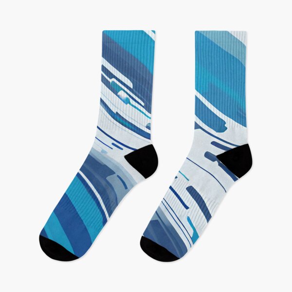 Item preview, Urban Blues Abstract Linescape for Modern Minds designed and sold by I-A-Troy.