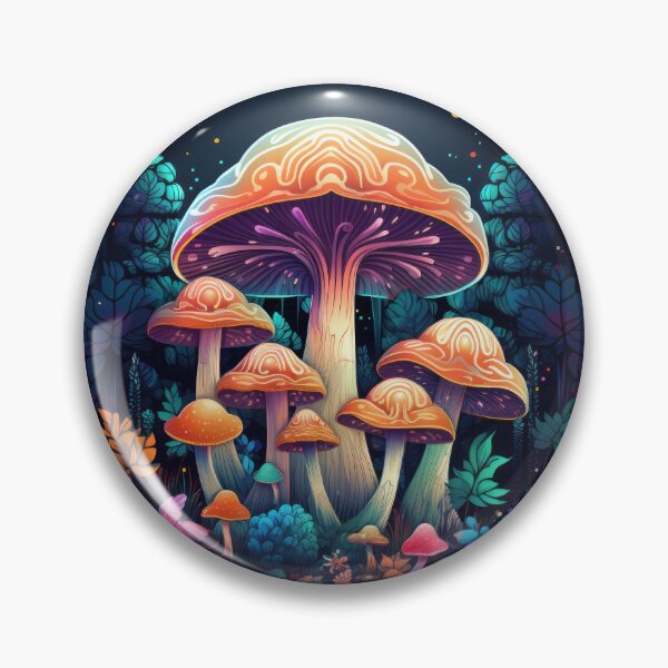 Artikelvorschau, Hippie Mystische Pilze im Wald entworfen und verkauft von Evergreen-Farm.
