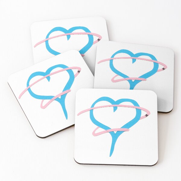 Item preview, trans ribbon heart designed and sold by zan doodles.