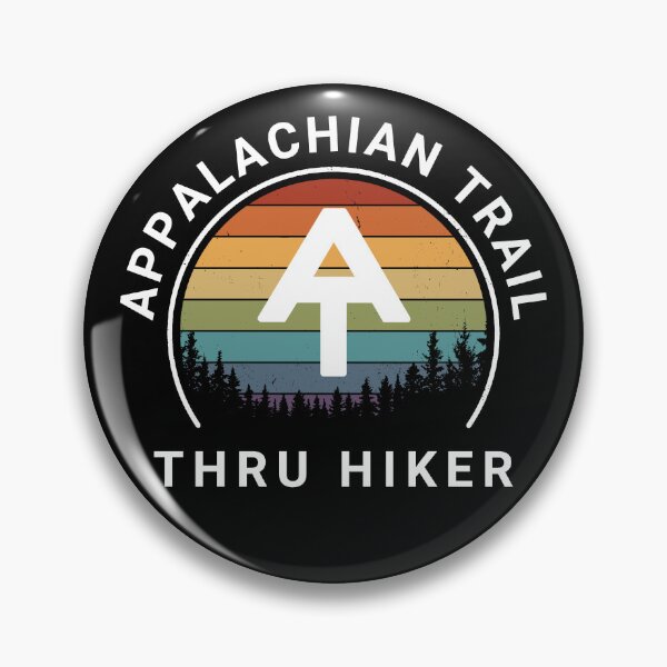 Item preview, Appalachian Trail Thru Hiker Rainbow Sunset tree silhouette designed and sold by Deedy  Studio.