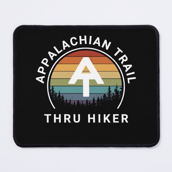 Item preview, Appalachian Trail Thru Hiker Rainbow Sunset tree silhouette designed and sold by Deedy Studio.