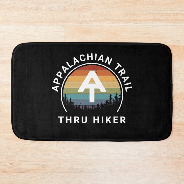 Item preview, Appalachian Trail Thru Hiker Rainbow Sunset tree silhouette designed and sold by Deedy  Studio.