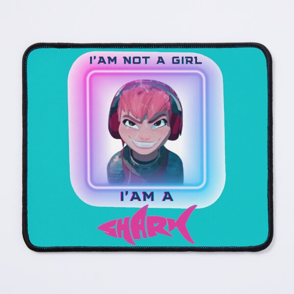 Item preview, Nimona, Im not a girl im a shark designed and sold by AmparoAlbertson.