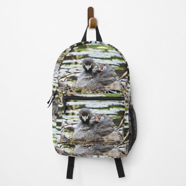 Item preview, Australasian Grebe and young one  designed and sold by Mark Grimsley.