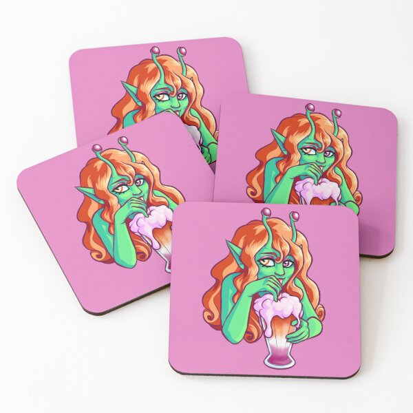 Item preview, Lesbian Milkshake Alien designed and sold by Artimanx.
