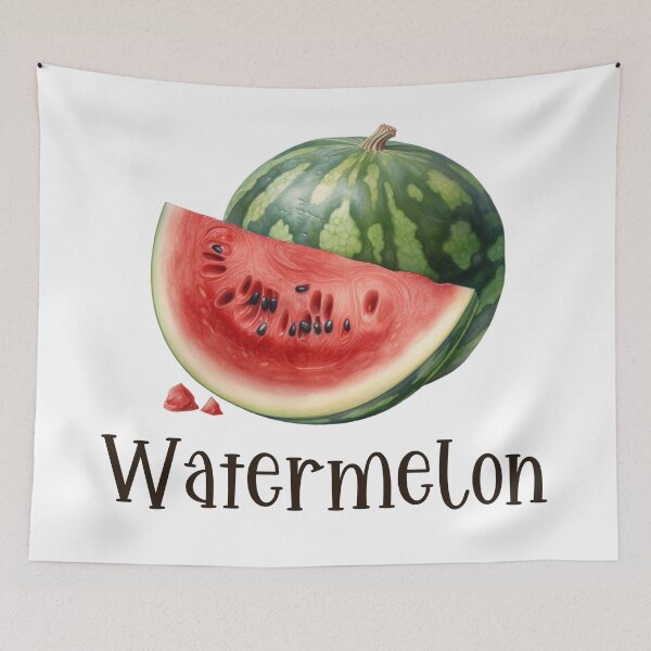 Item preview, Watercolor Illustration of Watermelon  designed and sold by Sketch-Shack.