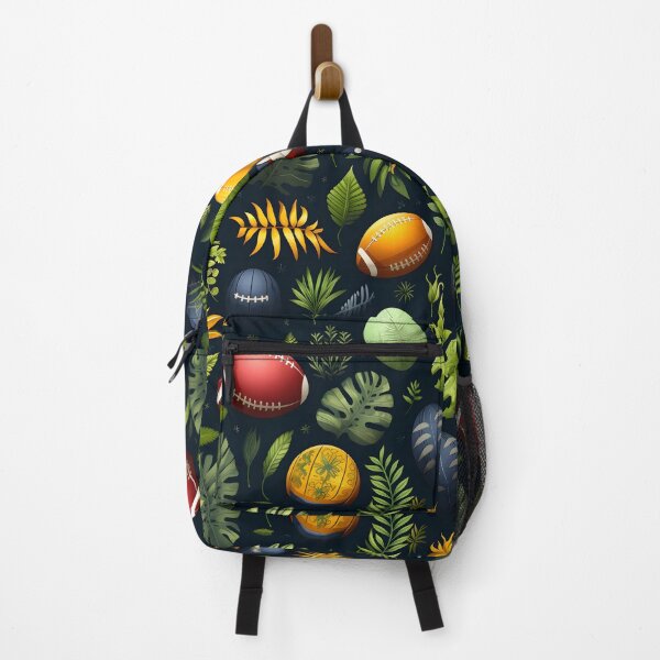 Item preview, Football Kickoff Season—Balls wrapped in Autumn Leaves and Green Balls that have seeds that you can eat. They don’t call them Fantasy Footballs for nothing. Autumn Design, Fall Fashion. designed and sold by ignasirus.