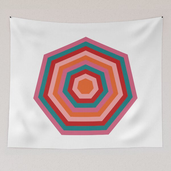 Item preview, Retro Heptagon designed and sold by Texterns.