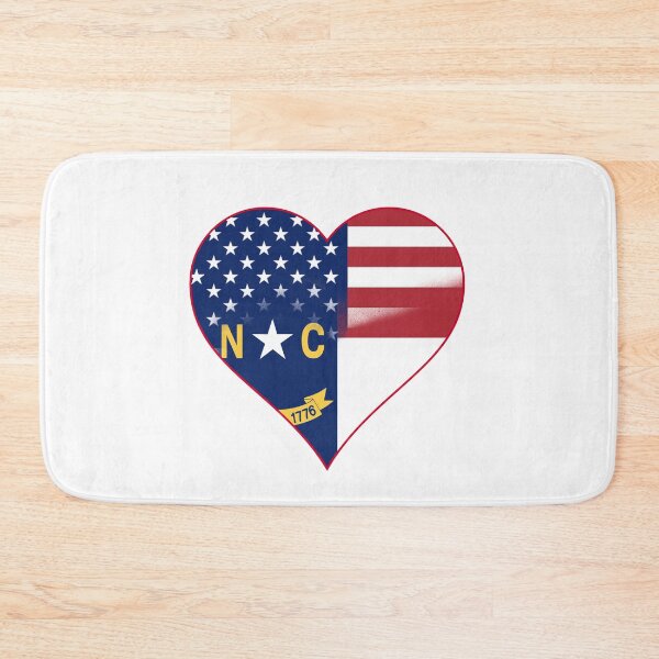 Item preview, State of North Carolina Flag and American Flag Fusion Design designed and sold by Gsallicat.