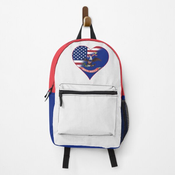 Item preview, State of North Dakota Flag and American Flag Fusion Design designed and sold by Gsallicat.