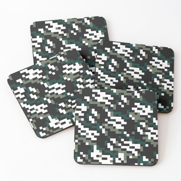 Item preview, Retro Military Pixelation with Geometrical Patterns  and Camouflage Chromatics designed and sold by IraNiva.