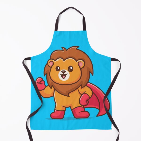 Item preview, Roaring into Action: Cute Lion Superhero designed and sold by hjian8219.