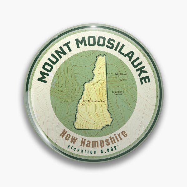 Artikelvorschau, Bergkarte NH-Form – Mount Moosilauke entworfen und verkauft von Willz Designz.
