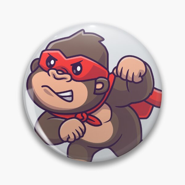 Item preview, Gorilla Power Unleashed: Cute Gorilla Superhero designed and sold by hjian8219.