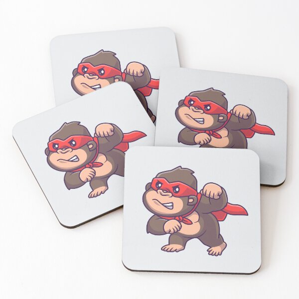 Item preview, Gorilla Power Unleashed: Cute Gorilla Superhero designed and sold by hjian8219.