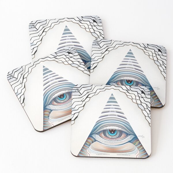 Item preview, Illuminated Vision (9) - Trippy Psychedelic Eye designed and sold by TheThirdEye.