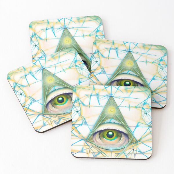 Item preview, Illuminated Vision (8) - Trippy Psychedelic Eye designed and sold by TheThirdEye.