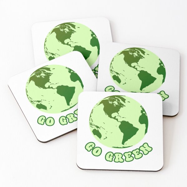 Item preview, Go Green with green planet earth designed and sold by npizzino.