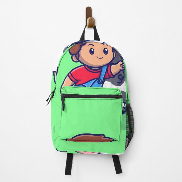 Item preview, A Delightful Stroll: Cute Boy Walking with Cow designed and sold by hjian8219.