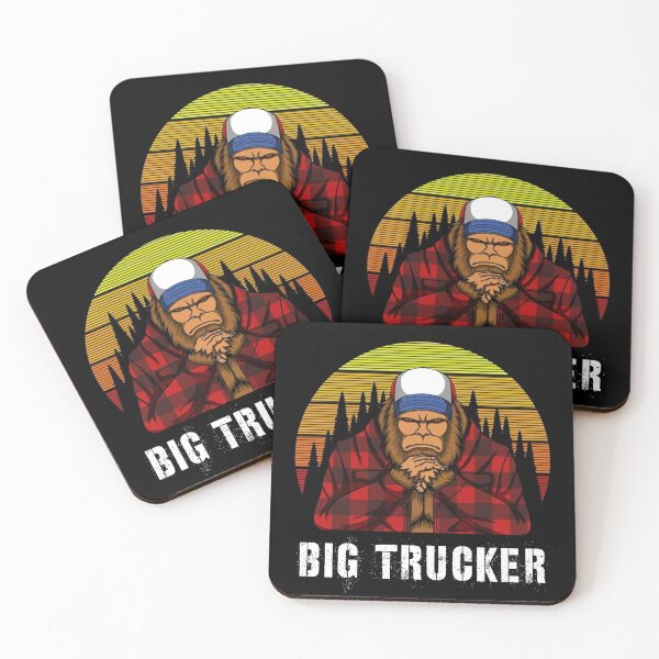 Item preview, Big Trucker - Funny Bigfoot Truck Driver Gift Idea  designed and sold by Allomensiaa.