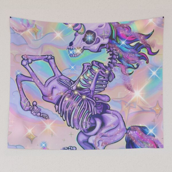 Item preview, Skeleton Unicorn Spooky Sparkle  designed and sold by RachelRebel.