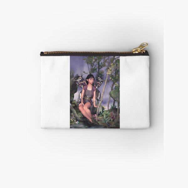 Item preview, Fairy sitting by a small pond in the woods designed and sold by Fantasyart123.