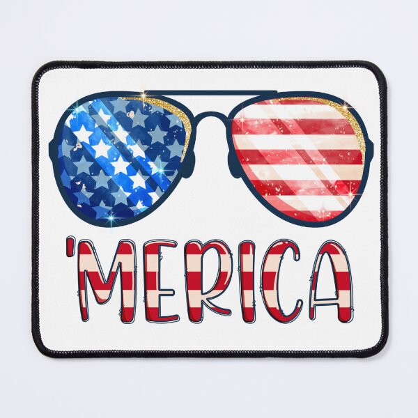 Item preview, USA Stars and Stripes ‘Merica Sunglasses designed and sold by TheUSAFantasy.