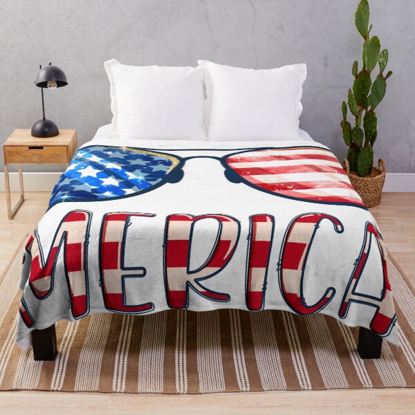 Item preview, USA Stars and Stripes ‘Merica Sunglasses designed and sold by TheUSAFantasy.