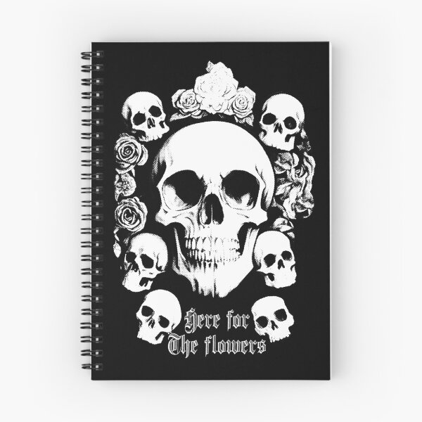 Item preview, Here For the Flowers - Skull designed and sold by SimonSay.