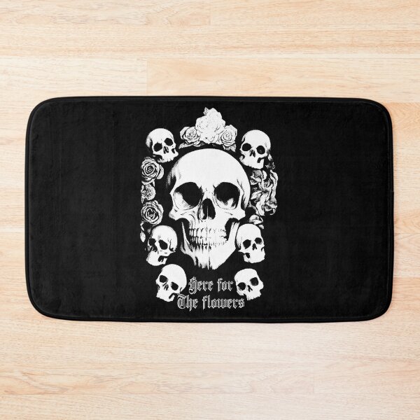Item preview, Here For the Flowers - Skull designed and sold by SimonSay.