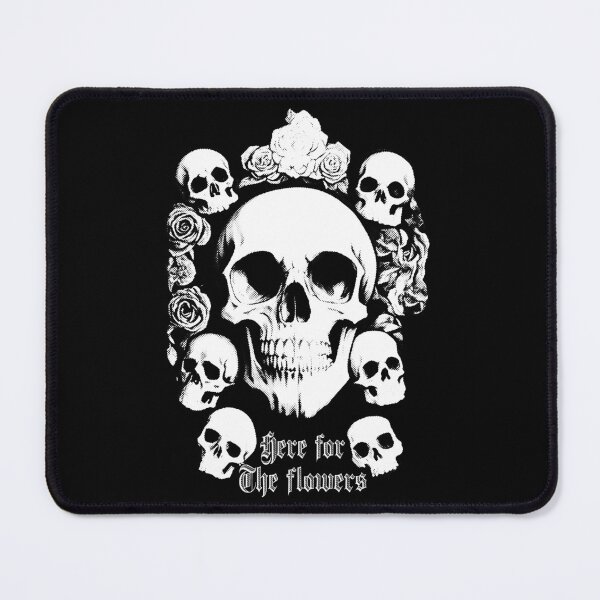 Item preview, Here For the Flowers - Skull designed and sold by SimonSay.