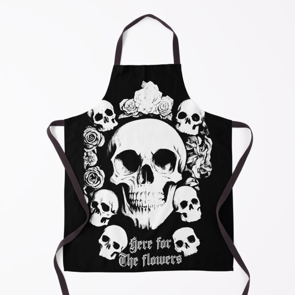 Item preview, Here For the Flowers - Skull designed and sold by SimonSay.