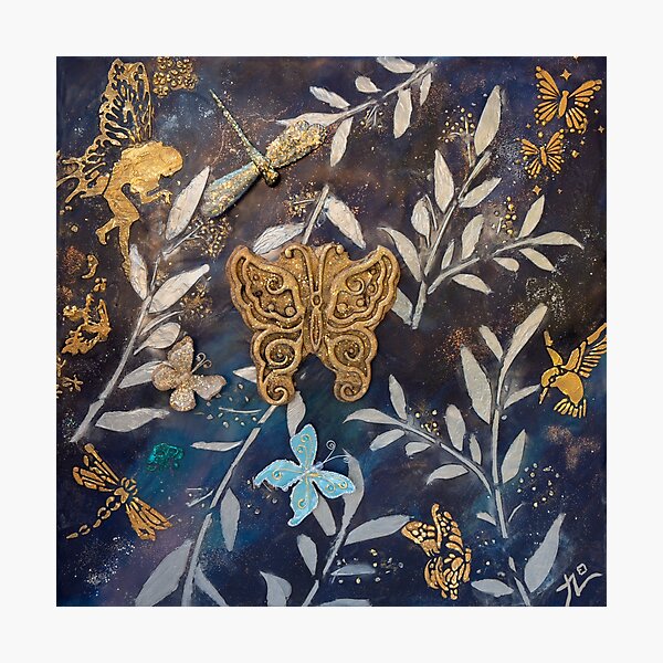 Item preview, Midnight in the Garden of the Golden Butterfly designed and sold by Dawn Gaskill.