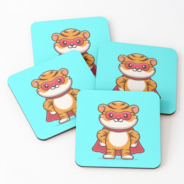 Item preview, Roaring Hero: Cute Tiger Superhero designed and sold by hjian8219.