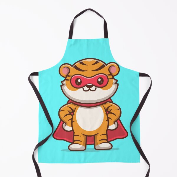 Item preview, Roaring Hero: Cute Tiger Superhero designed and sold by hjian8219.