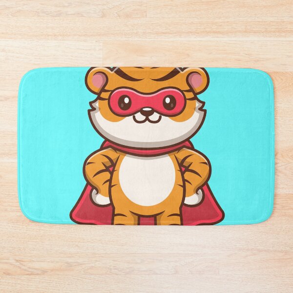 Item preview, Roaring Hero: Cute Tiger Superhero designed and sold by hjian8219.