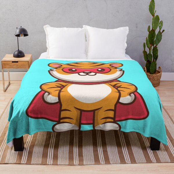 Item preview, Roaring Hero: Cute Tiger Superhero designed and sold by hjian8219.