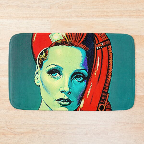 Item preview, A retrofuturistc portrait  | Digital art | retro art aesthetic designed and sold by CiceroSpin.