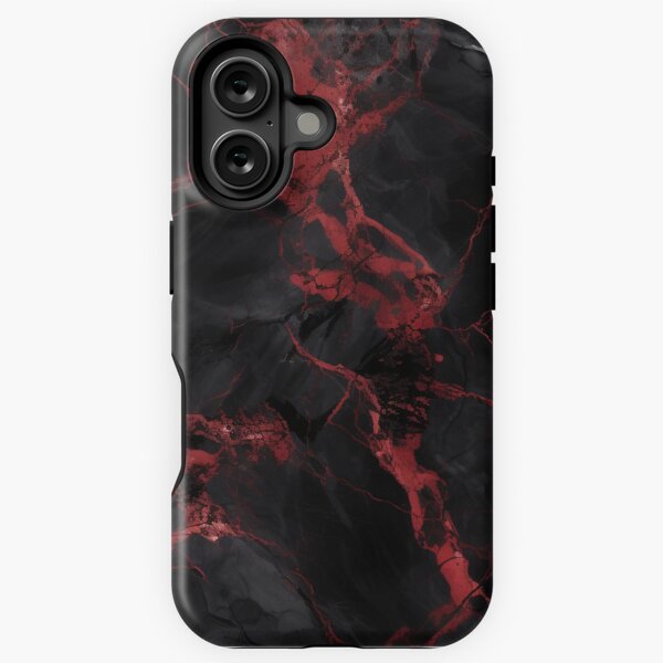 Aperçu de l'œuvre Modèle sans couture de style marbre rouge noir et fané créée et vendue par AerinDigital.