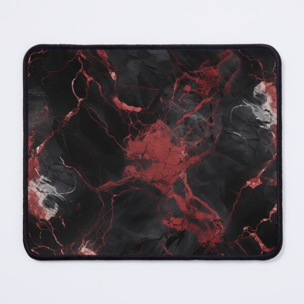 Item preview, Black And Faded Red Marble Style Seamless Pattern designed and sold by AerinDigital.
