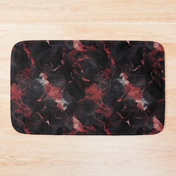 Item preview, Black And Faded Red Marble Style Seamless Pattern designed and sold by AerinDigital.