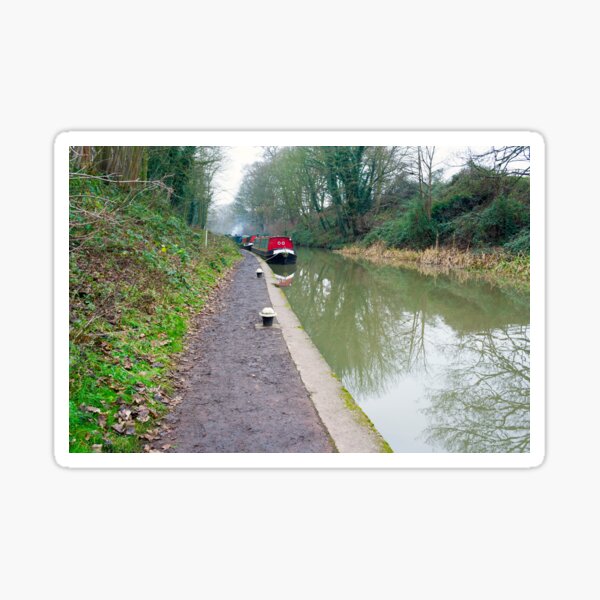 Item preview, Canal With Boats in Hatton designed and sold by MarkUK97.