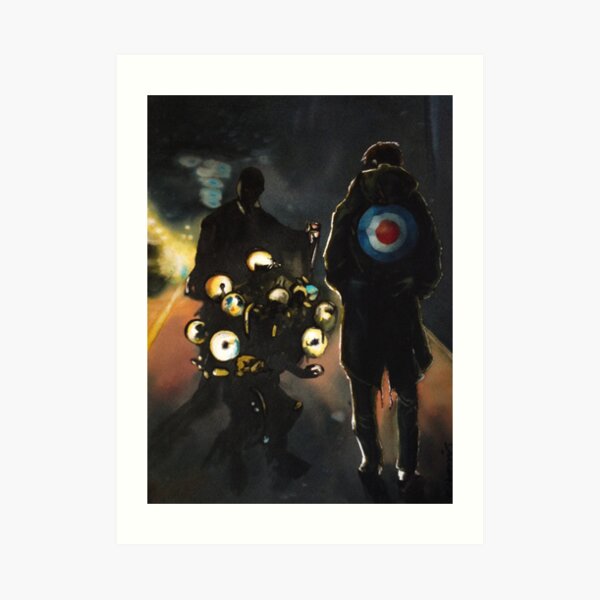 Parka Mod and scooter Mod meet Art Print