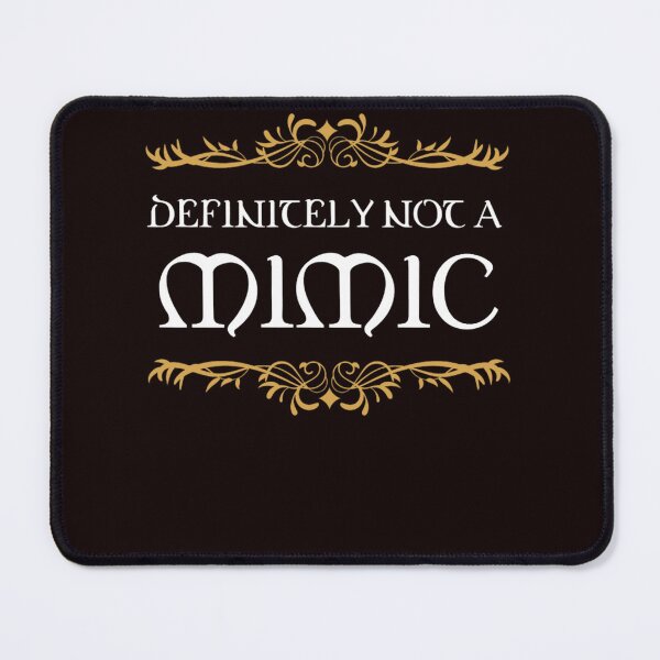 Item preview, Definitely not a Mimic Tabletop RPG Addict designed and sold by EltaMcDerm.