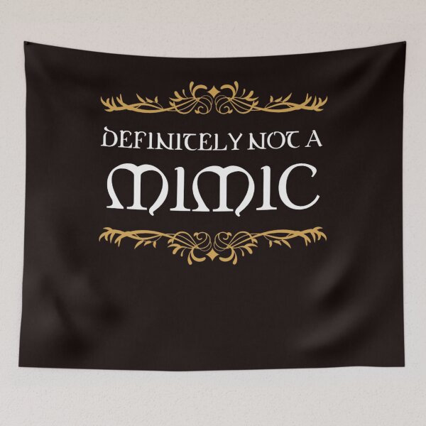 Item preview, Definitely not a Mimic Tabletop RPG Addict designed and sold by EltaMcDerm.